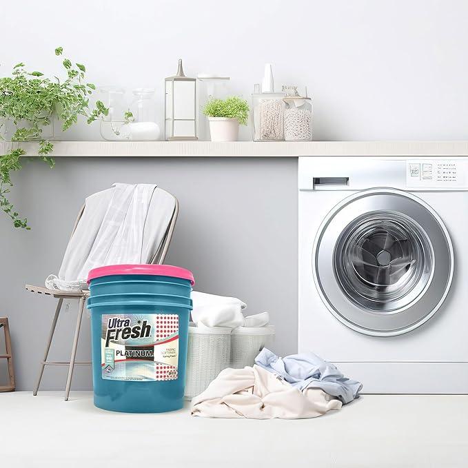 Ultra Fresh 5 Gallon Platinum Fabric Softener for All Machine Types, Liquid Laundry Softener, Up to 640 Loads, Spring Fresh