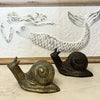 CAST IRON SNAIL STATUE