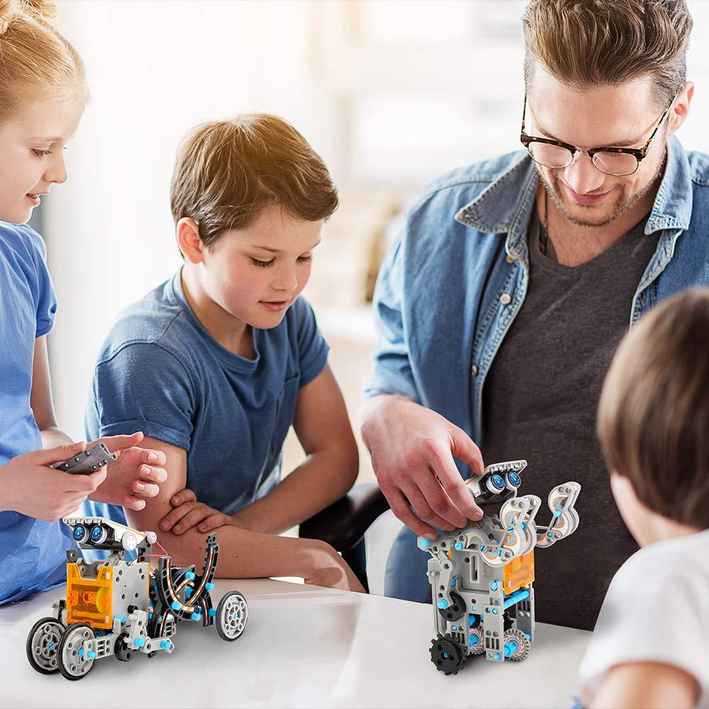STEM Solar Robot Kit, Build 12 Solar-Powered Robots, Ages 8-13