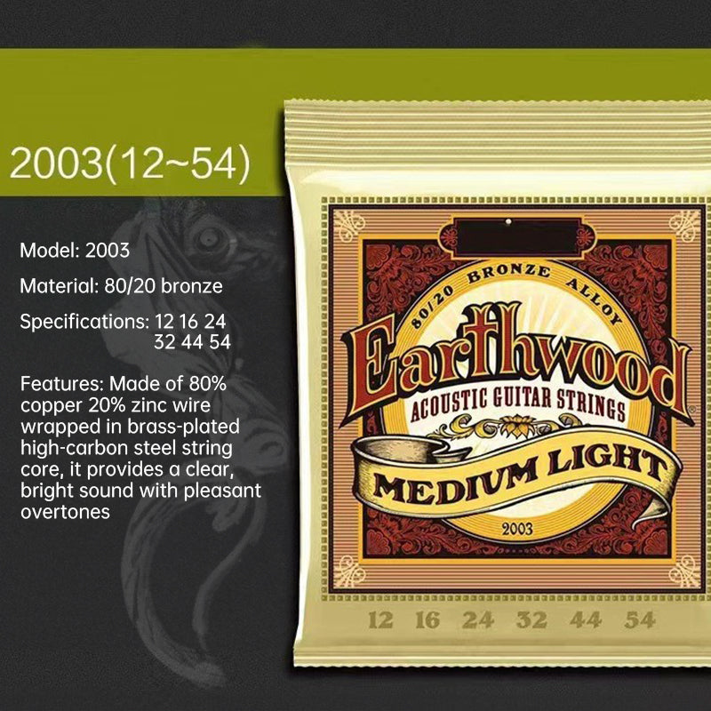 6 sets of Ernie Ball Slinky guitar strings (models 2003, 2215, 2223, 2221, nickel - wound) for electric & acoustic guitars