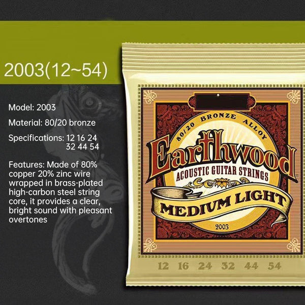 6 sets of Ernie Ball Slinky guitar strings (models 2003, 2215, 2223, 2221, nickel - wound) for electric & acoustic guitars