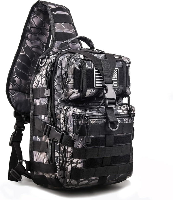 FR Fashion Co. MOLLE Tactical Crossbody Sling Bag