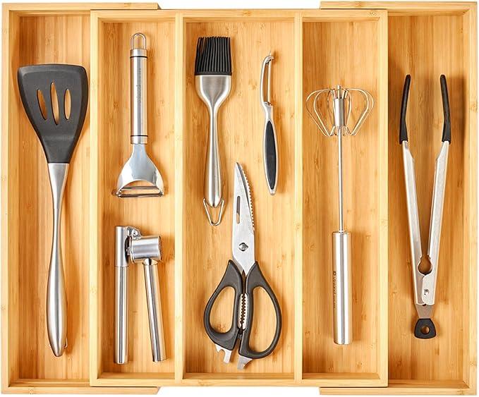 Umilife Expandable Kitchen Drawer Organizer, 2.5