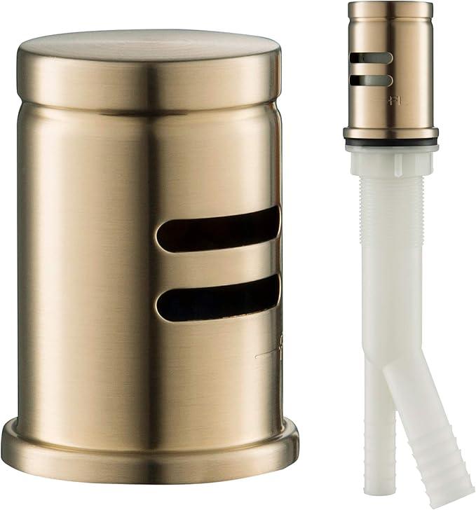 KRAUS Dishwasher Air Gap in Spot Free Antique Champagne Bronze, KAG-1SFACB