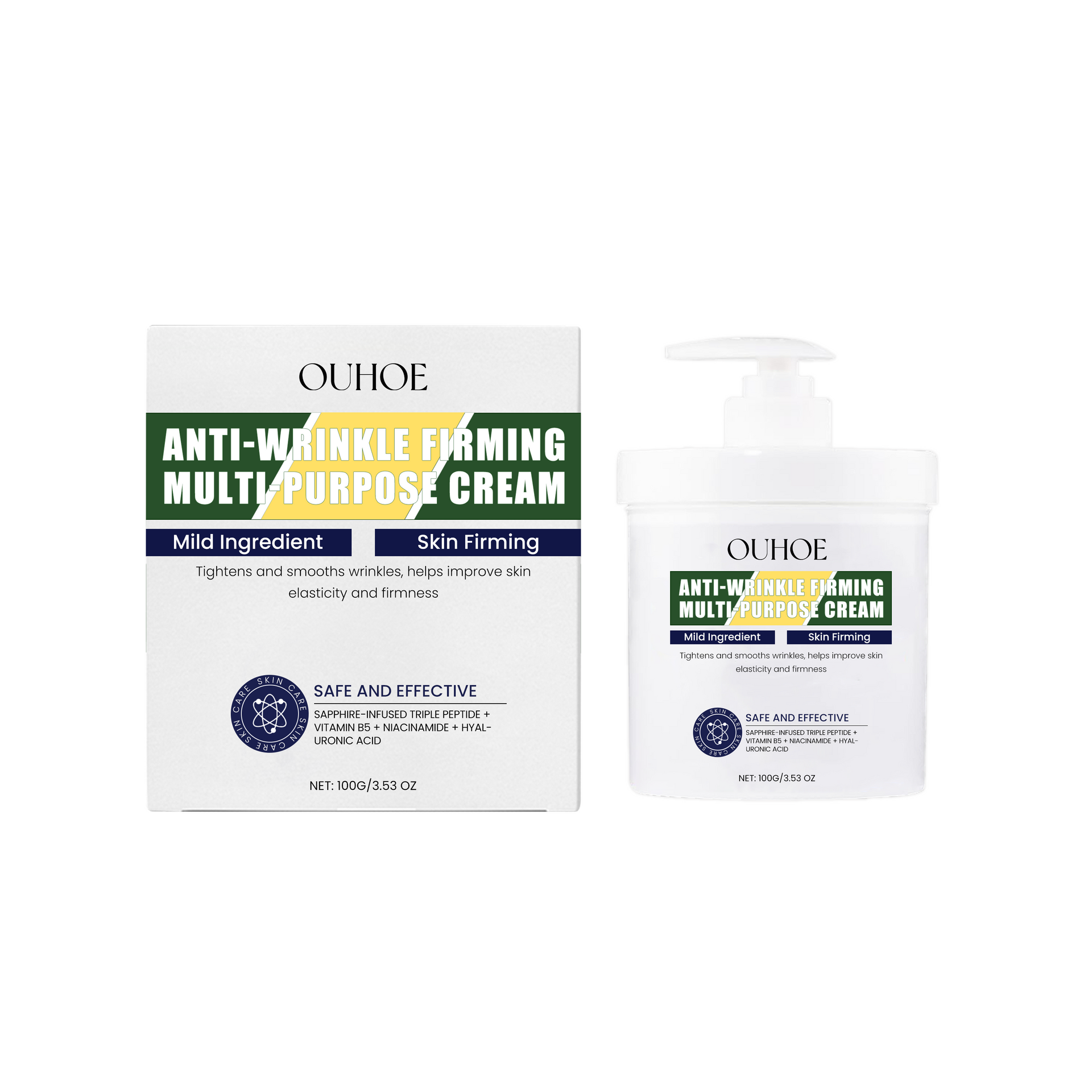 Firming And Moisturizing Anti-Wrinkle Cream, Delicate Firming And Moisturizing Moisturizing Cream Gently Care For The