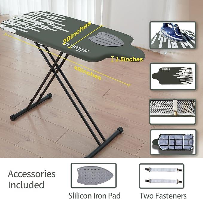 Extra Large Ironing Board with Large Hang Rail in 53
