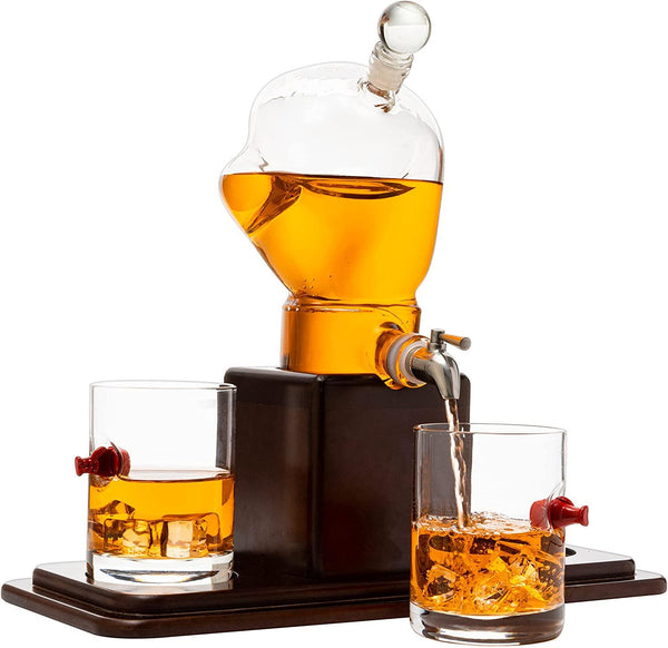 Boxing Glove Wine & Whiskey Decanter Set 750Ml 13