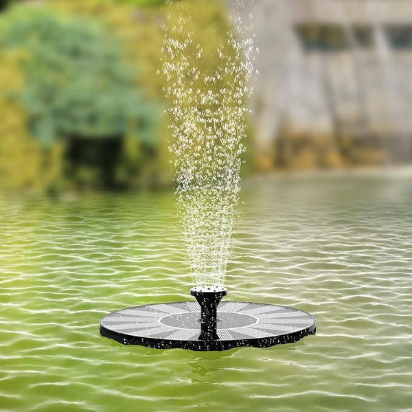 Solar Fountain Pump for Bird Bath, 1.4W Water Fountain with 6 Nozzles Solar Powered Fountain Pump for Bird Bath, Garden, Pond, Pool, Outdoor