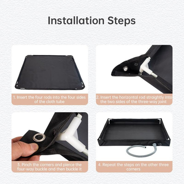 Folding Outdoor Camping Shower Tray Base  - for Pets & Travel