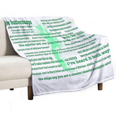 Psych Plush Throw Blanket