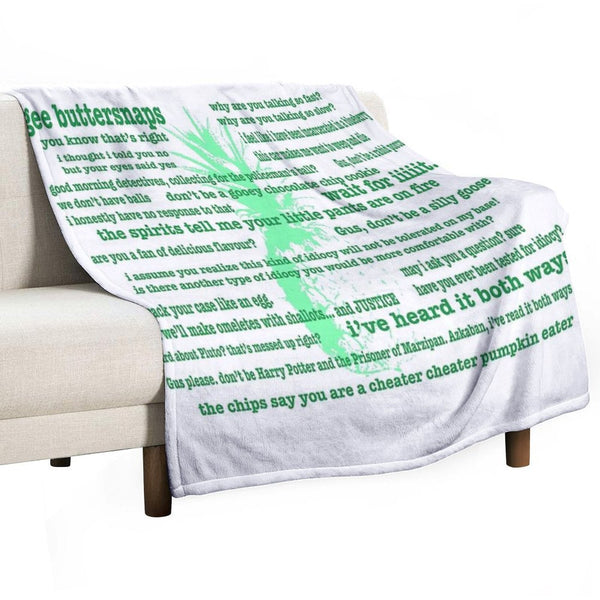 Psych Plush Throw Blanket