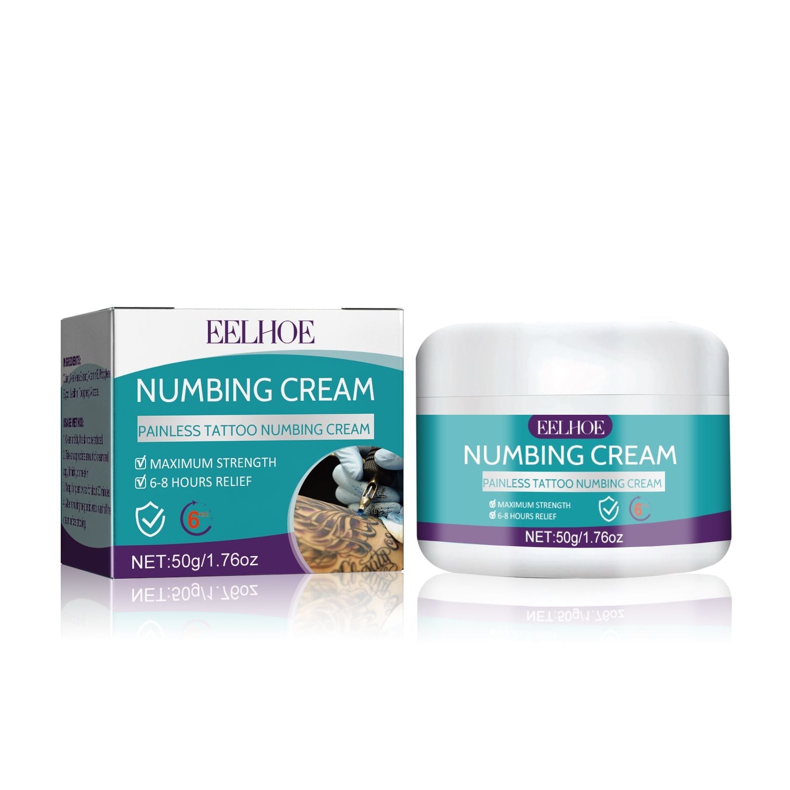 Tattoo Care Cream, Gently Cleanses And Moisturizes Tattooed Skin And Lightens Tattoo Marks