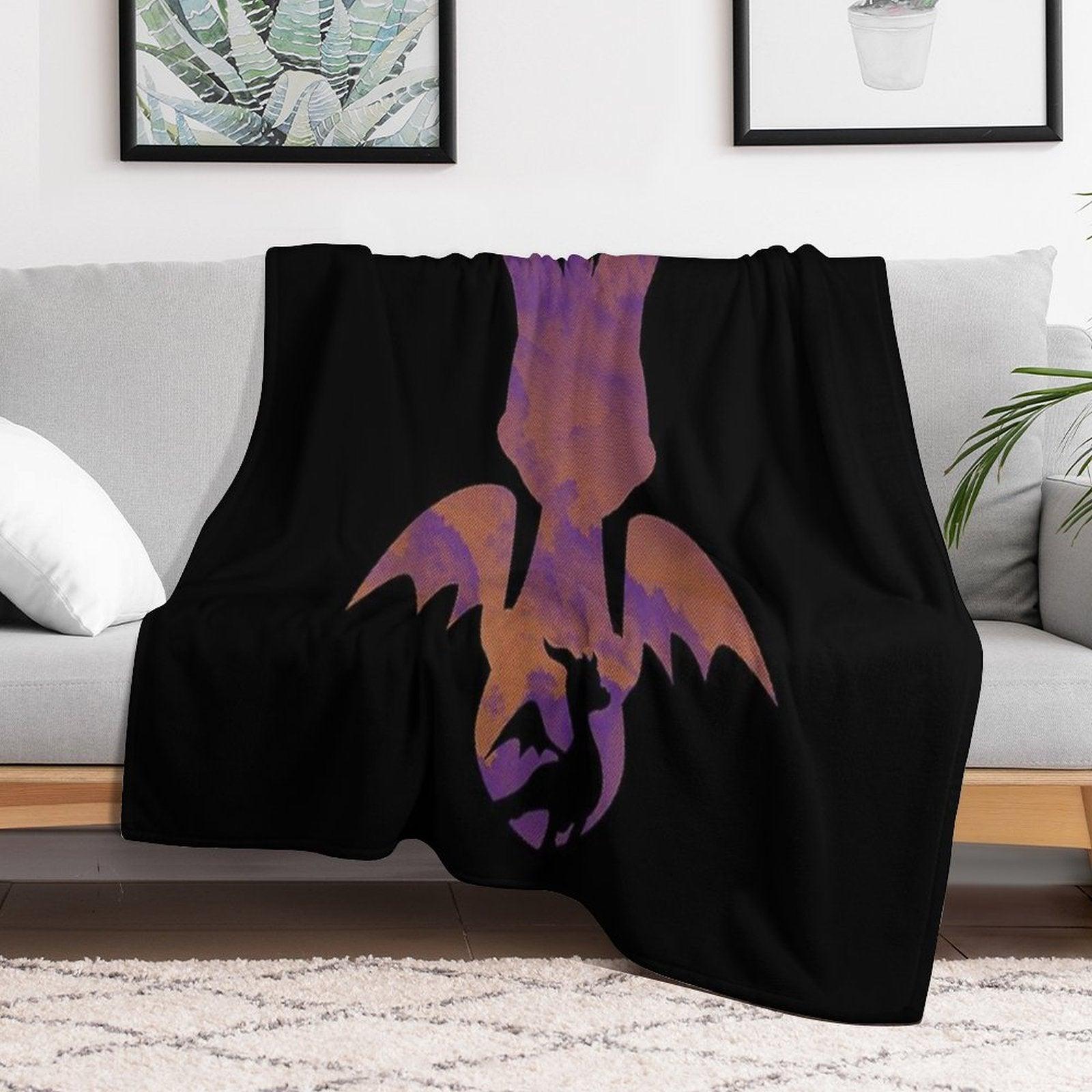 Spyros The Dragons Throw Blanket