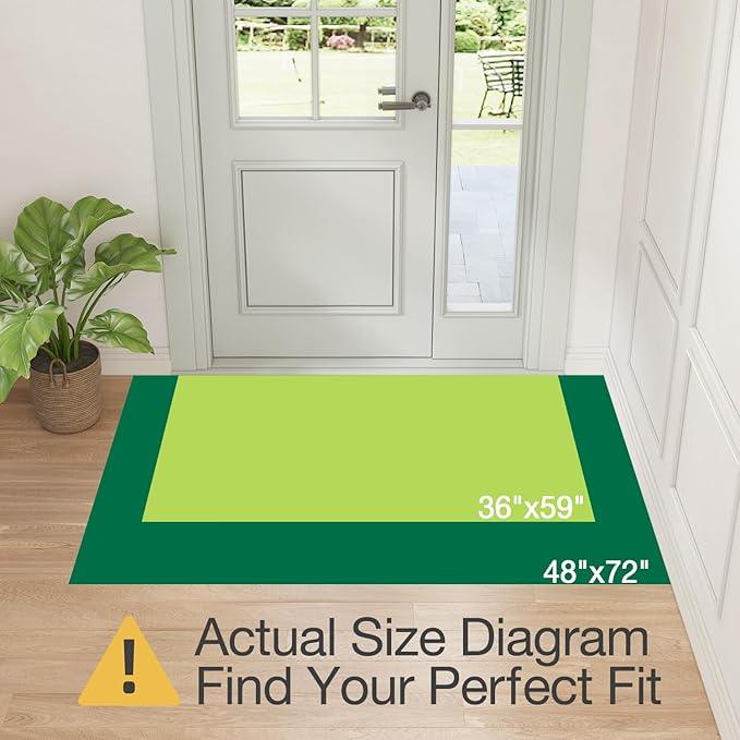 LUMI Ultra Thin Door Mat for Entryway,48