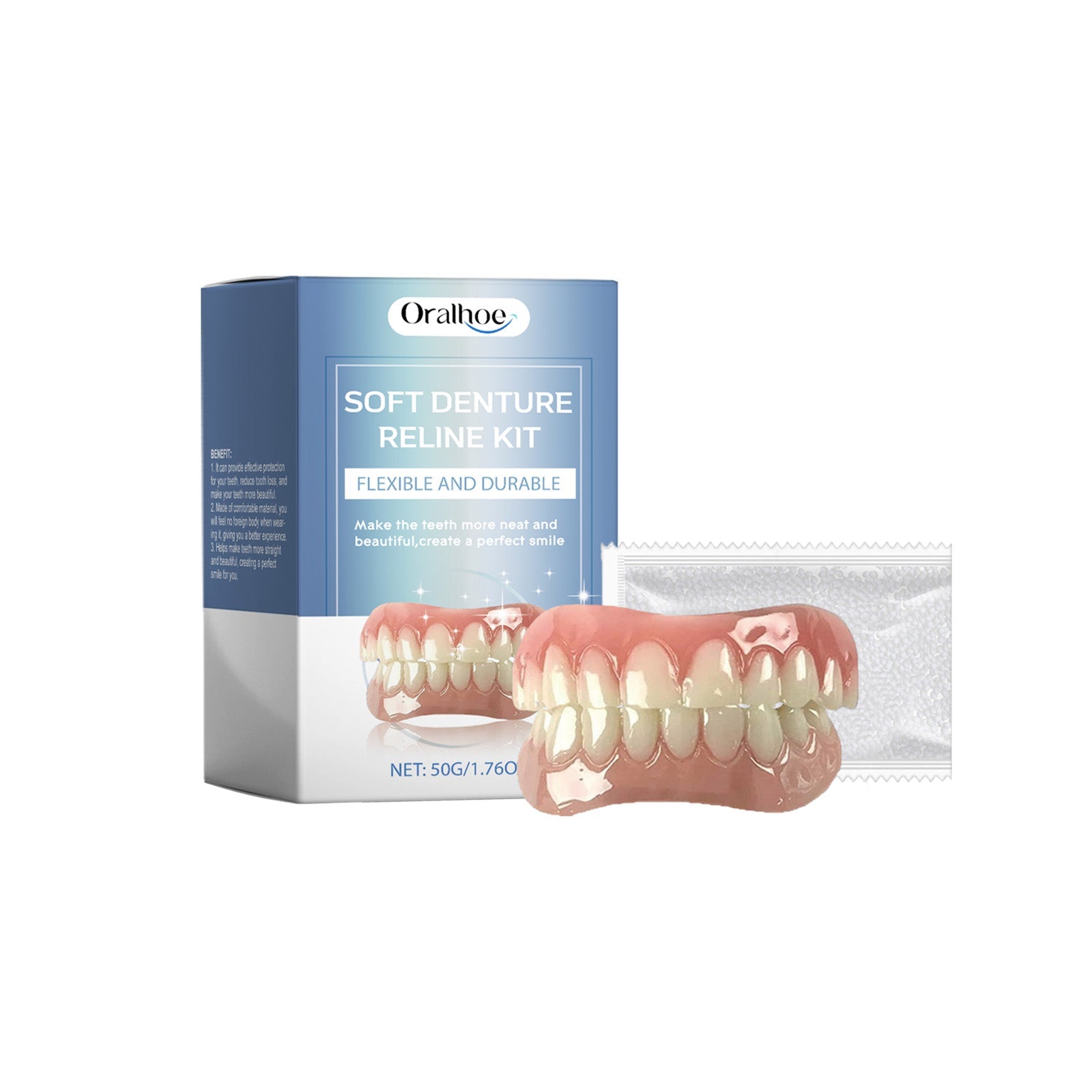 Retouching Teeth Braces Dental Cosmetic Sets Enhance Smile Appearance Comfortable Material Braces