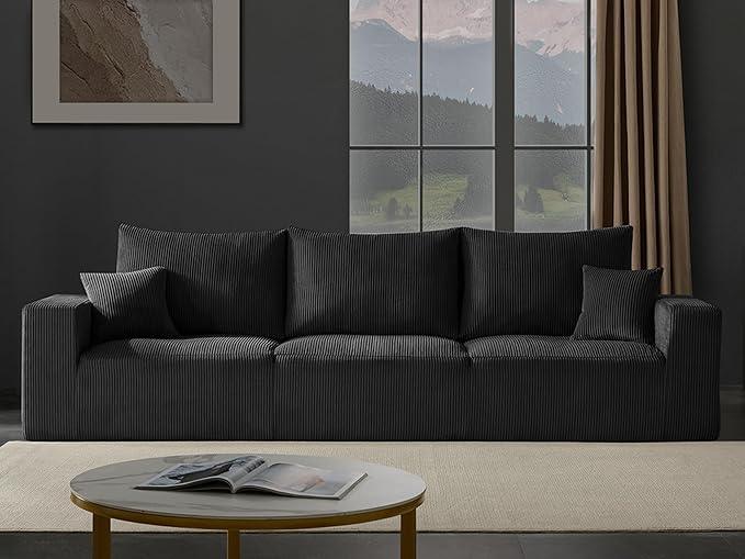 Boneless Cloud Couch Sofa for Living Room, 112
