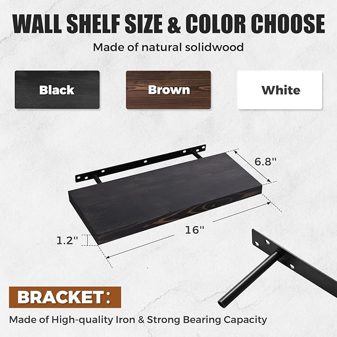 Floating Wall Shelves - 16