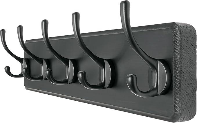 Dseap Coat Rack Wall Mount: Modern, Patented, Heavy-Duty, 17.4