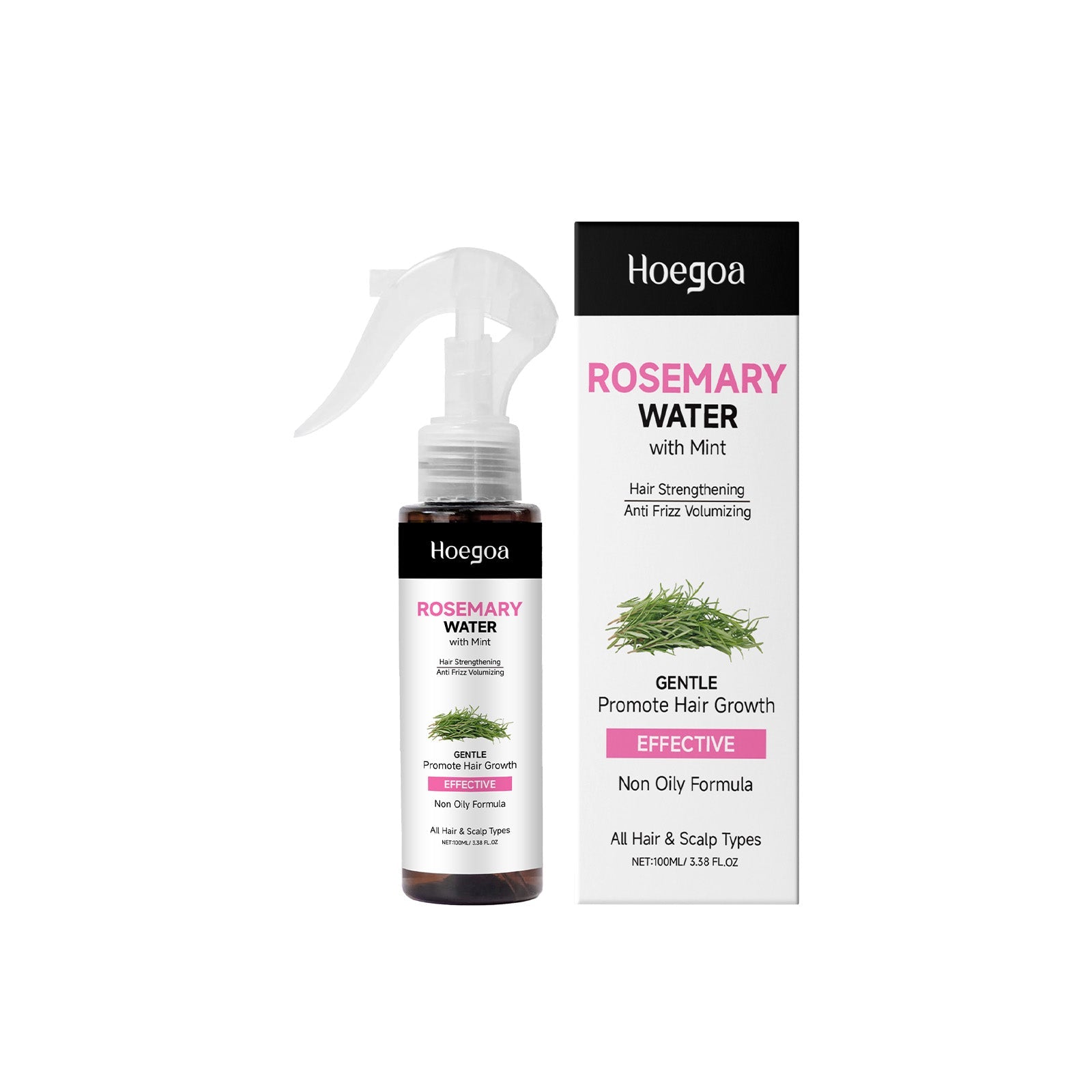 Rosemary Peppermint Hair Care Spray Soft And Straight Volume Nourishes And Moisturizes Hair Care Spray