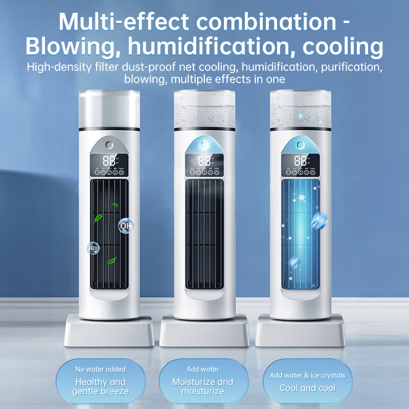 2025 NEW Portable Tower Fan – 6 Wind Speeds, Mist Bladeless, for Bedroom/Living Room/Office