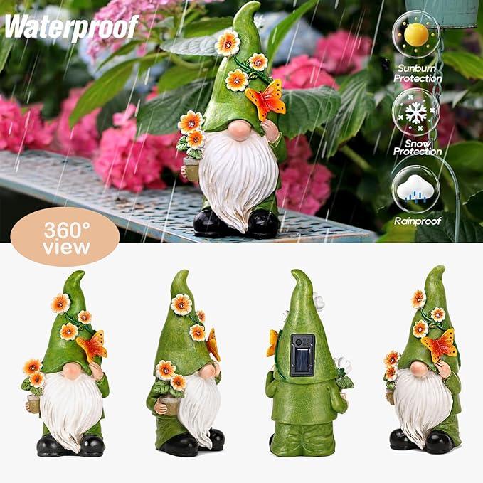 Garden Gnomes Statue Outdoor Decor,10.5