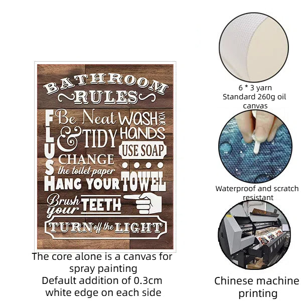 Landscape frameless canvas bedroom hanging painting spray painting oil painting cloth painting core