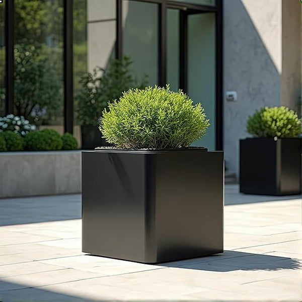 Large Metal Square Planter 24