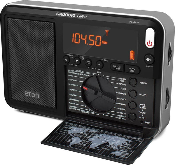 Eton Grundig NGWTIIIB Traveler III AM / FM / Longwave / Shortwave Radio - Gifts for You 'n Me