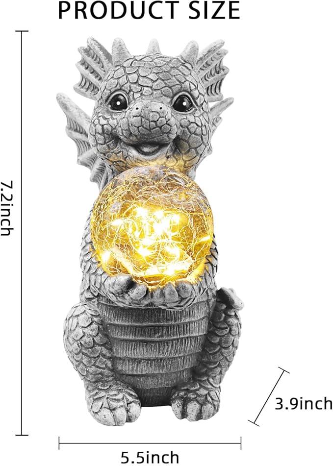 Solar Garden Outdoor Statues 7.2