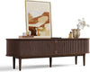 LINSY HOME Fluted TV Stand for 75