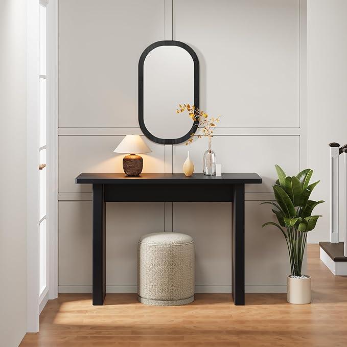 AVZEAR Mid Century Narrow Entryway Console Table, 43.3