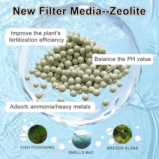 9 Pack Filter Cartridge Compatible with Whisper Bio-Bag Filters 10i/IQ10/PF10, Medium Replacement Filter Cartridges for Aquariums Compatible with ReptoFilte 20 gallons (90 GPH)