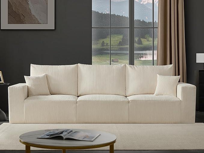 Boneless Cloud Couch Sofa for Living Room, 112
