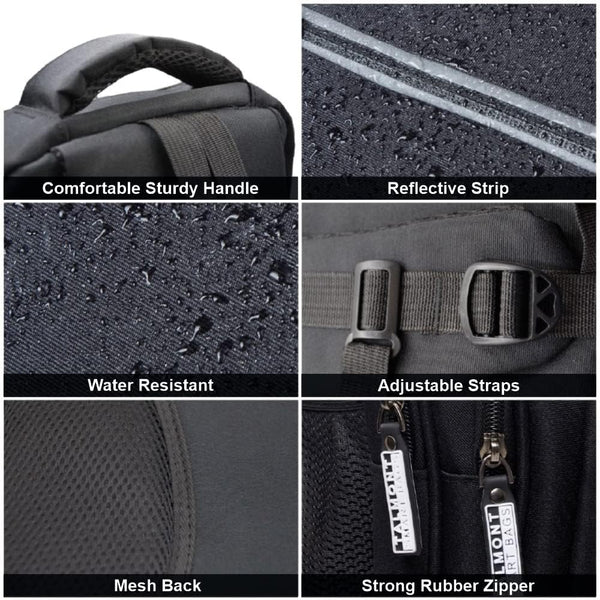 Talmont Extra Large Laptop Backpack – Travel Carry-On, Fits 17