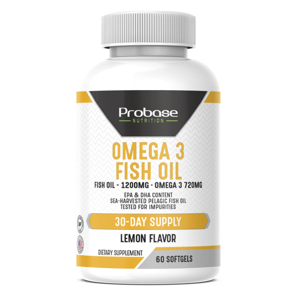 Omega 3 Fish Oil 30 Softgels 30-Day Supply