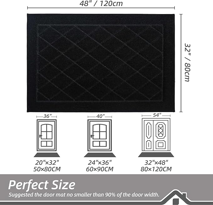 BEQHAUSE Dirt Trapper Door Mat 32