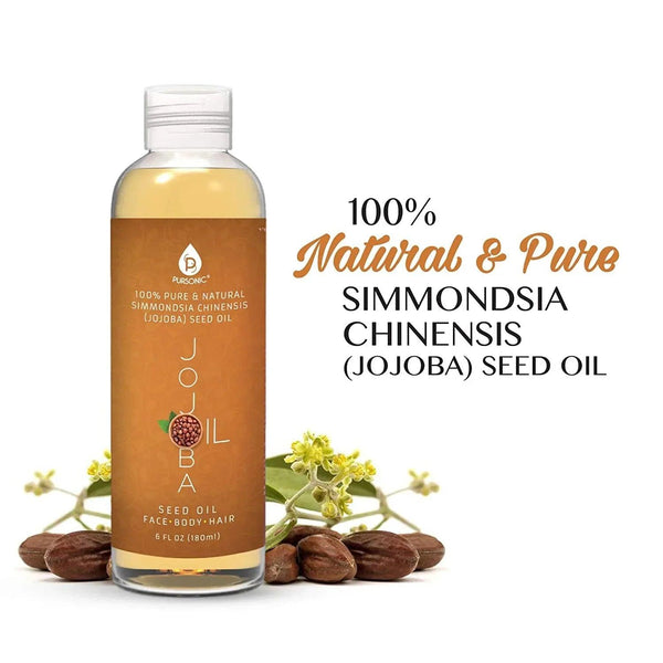 100% Pure & Natural Golden Jojoba Oil 6 Oz - Gifts for You 'n Me