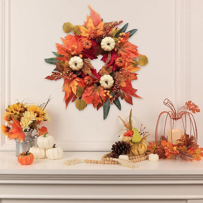 Fall Wreaths for Front Door, DECSPAS 21
