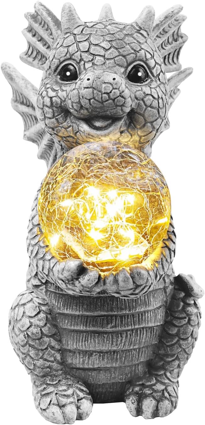 Solar Garden Outdoor Statues 7.2