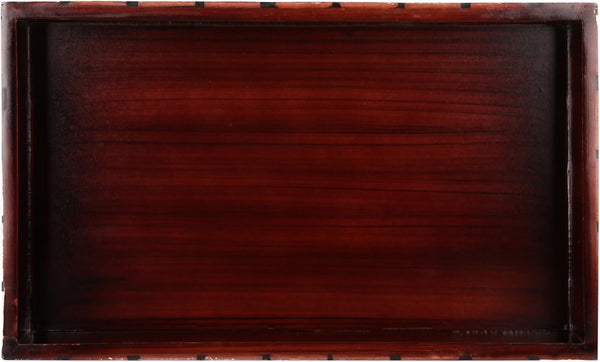 Vanity Trays Moroccan Pattern Bone & Resin Inlay Collection in 10x6, Grey & White