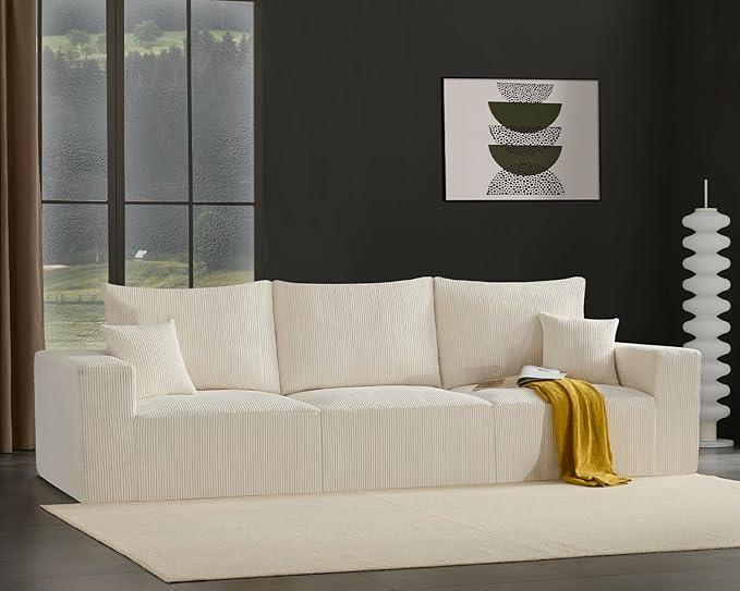 Boneless Cloud Couch Sofa for Living Room, 112