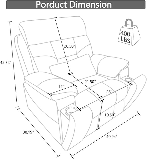 4 OKIN Motor Power Lay Flat Lift Recliner Chair for Elderly Adults Extra Large Recliners with Massage Heat, Adjustable Head-Back-Lumbar-Leg-Support, Extended Footrest, 2 Cup Holders
