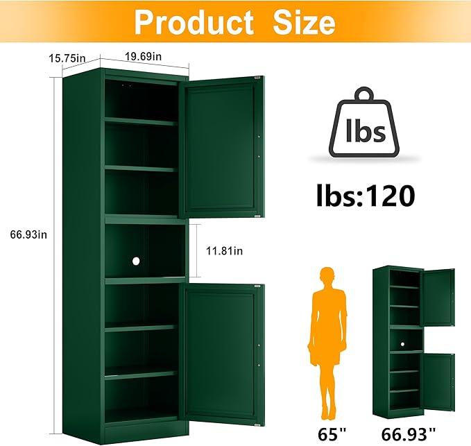 Tall Narrow Storage Cabinet 66.93