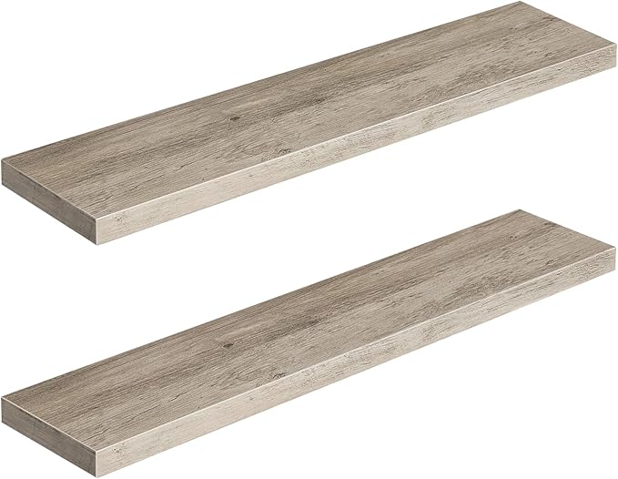 HOOBRO Floating Shelves for Wall, Wall Mounted Shelf Set of 2, 39.4