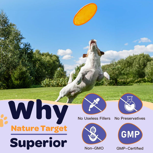 Probiotics for Dogs & Cats with Prebiotics, Digestive Enzymes, and Fiber Support Gut Health, Immunity, and Digestion