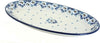 Blue Rose Polish Pottery Georgia Blue Oval Platter