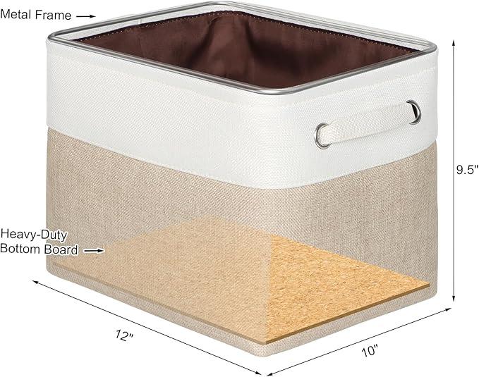 Kntiwiwo Foldable Storage Bin Collapsible Basket 12