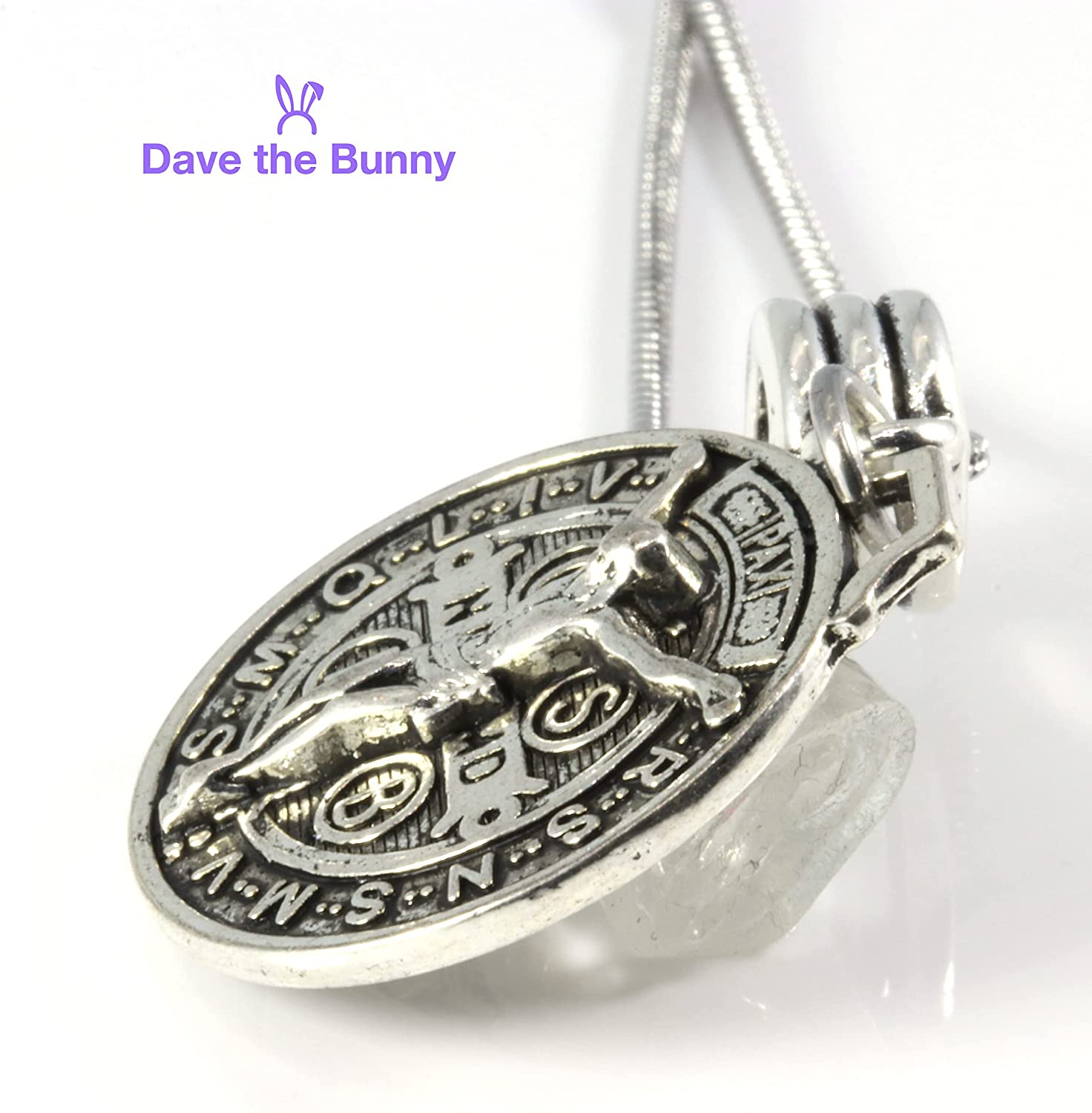 San Benito Medalla a Great Saint Benedict Medal Necklace or Cross Necklace for Men as a Protection Necklace for Protection from Evil Medallion Necklace Cross Chain Mens Cross Necklace of San Benito