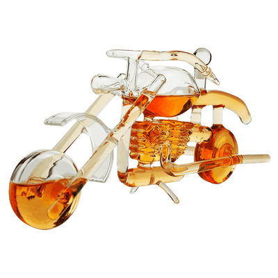 Unique Motorcycle Gift Decanter Wine & Whiskey Elegant Motorbike, Biker Themed, 750ml The Wine Savant - Intricate Details, Bourbon, Scotch or Liquor, Harley Gifts, Decorative Sport Bike Gifts