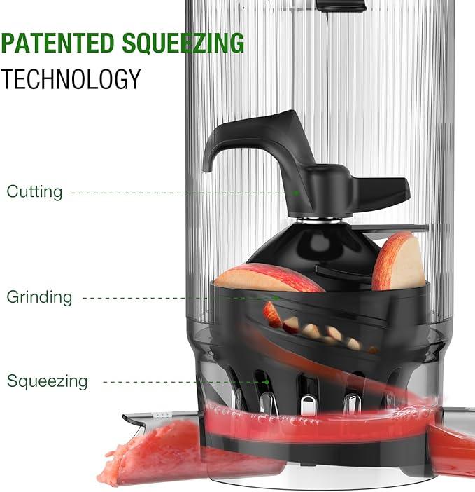 Juicer Machines, TUUMIIST Cold Press Juicer with 5.3
